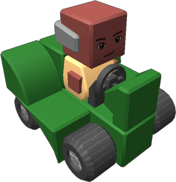 The Mower Guy From Happy Wheels - Toy Vehicle - Transparent PNG Free Download