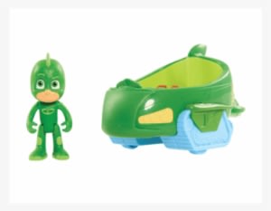 Pj Masks Gekko-mobile Vehicle With Gekko Figure - White - Transparent PNG Free Download