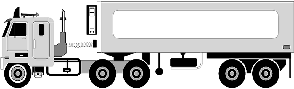 Truck Lorry Vehicle Transport Cargo Freigh - Big Rig Clip Art - Transparent PNG Free Download