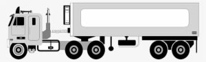 Truck Lorry Vehicle Transport Cargo Freigh - Big Rig Clip Art - Transparent PNG Free Download