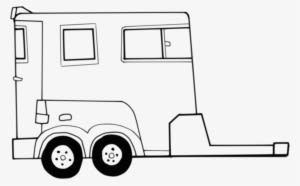 Horse Livestock Semi Trailer Truck Motor Vehicle - Horse Trailer Clipart - Transparent PNG Free Download
