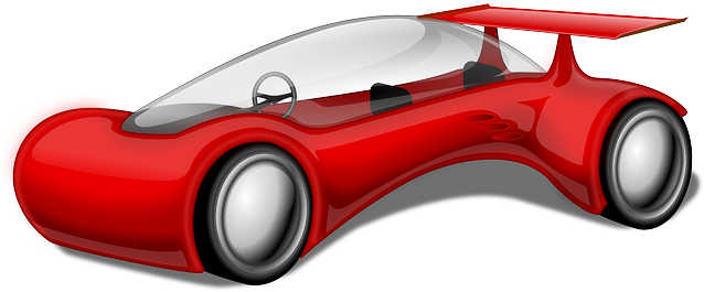 Red, Future, Car, Cartoon, Cars, Vehicle, Automobile - Future Car Clipart - Transparent PNG Free Download