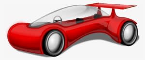 Red, Future, Car, Cartoon, Cars, Vehicle, Automobile - Future Car Clipart - Transparent PNG Free Download