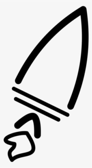 Rocket Drawing Spacecraft Launch Vehicle Computer Icons - Dibujo Blanco Y Negro Cohetes Png - Transparent PNG Free Download