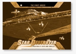 2016 Star Wars Evolution Star Destroyer Evolution Of - Star Wars - Transparent PNG Free Download