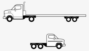 Trucks Flatbed Trucking Vehicle Transport - Flatbed Truck Side View - Transparent PNG Free Download