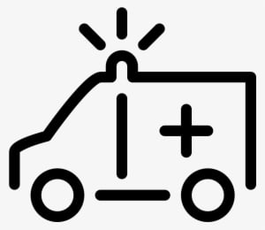Ambulance Vehicle Van Ambulance - Icon - Transparent PNG Free Download