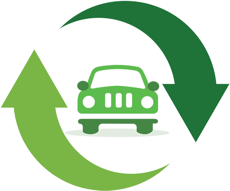 Recycle Your Junk Vehicle - Car Recycle Logo Png - Transparent PNG Free Download