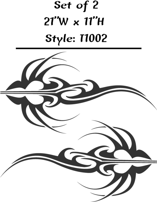 Vehicle Tribal Flames Vinyl Decal Sticker Car Truck - Decal - Transparent PNG Free Download