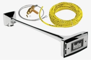 For Vehicles With Air 29”chrome Ambassador® Rectangular - Hadley Air Horns - Transparent PNG Free Download