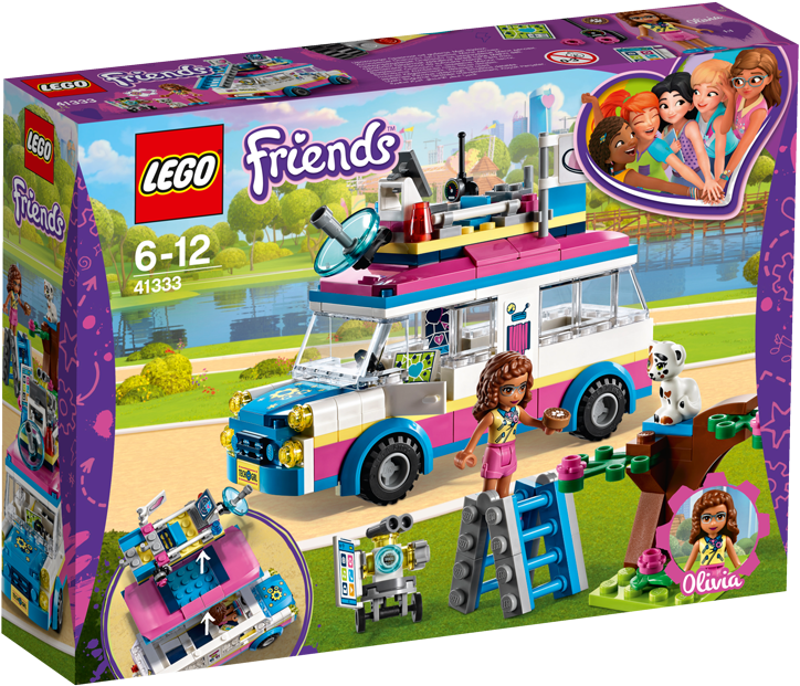 41333 Olivia's Mission Vehicle - Lego Friends 6 12 - Transparent PNG Free Download