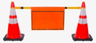 They Can Be Used To Control Vehicle And/or Pedestrian - Traffic Cones Connected - Transparent PNG Free Download