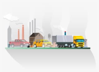 Pollution Clipart Transportation Technology - Illustration - Transparent PNG Free Download