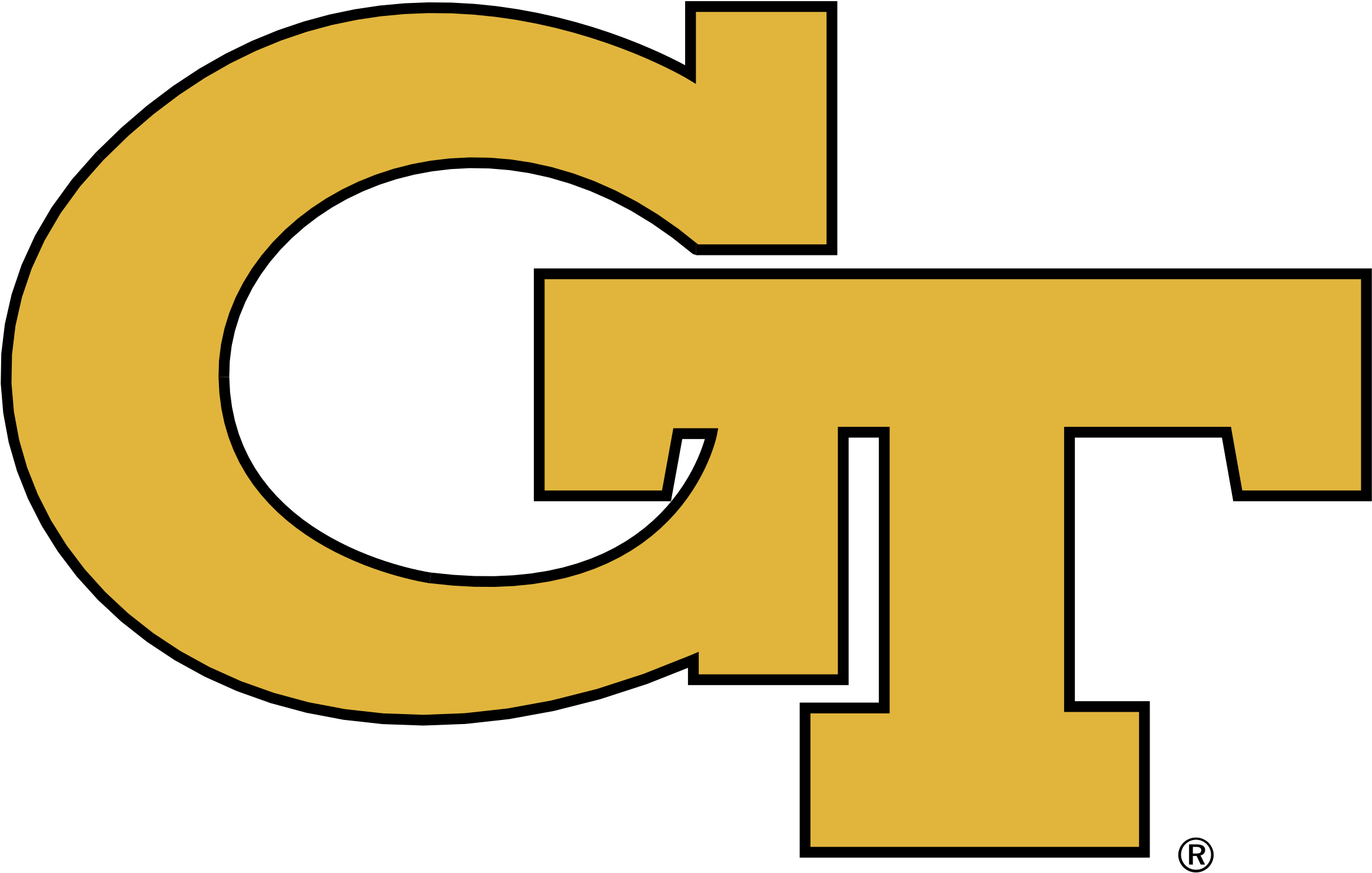 Georgia Tech Yellow Jackets Logo Png Transparent - Georgia Institute Of Technology - Transparent PNG Free Download