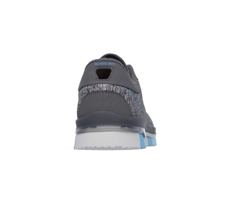 Skechers Go Flex Walk- 14011 Charcoal Turquoise - Skechers Goga Mat Technology Go Flex Shoes - Transparent PNG Free Download