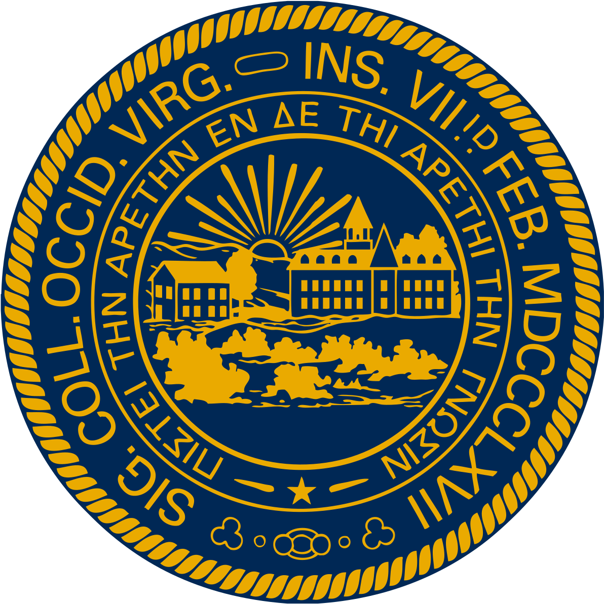 West Virginia University Sealsvg Wikipedia - West Virginia University Institute Of Technology - Transparent PNG Free Download