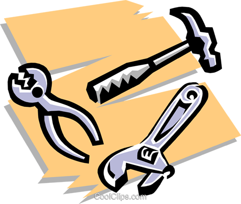Hammer, Pliers, Wrench Royalty Free Vector Clip Art - Industrial Technology Clipart - Transparent PNG Free Download
