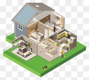 Houses Of The Future Technology - Transparent PNG Free Download