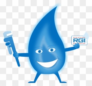 Gas Man Cartoon Character With Rgi Logo - Royal School Of Engineering & Technology - Transparent PNG Free Download