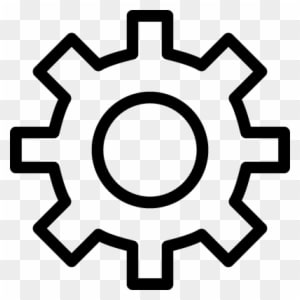 Cog Vector - Technology Logo With Nature - Transparent PNG Free Download