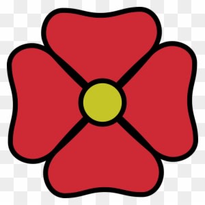Red Green Flower Flowers Cartoon Free Plant Four - Clip Art - Transparent PNG Free Download