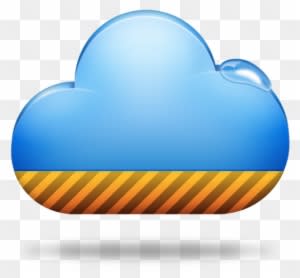 Cloud Computing Is A Style Of Technology In Which Data, - Cloud Computing Icon - Transparent PNG Free Download