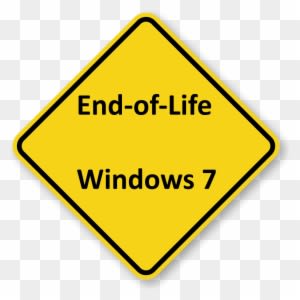 Microsoft Windows 7 End Of Life - Don T Text And Drive Sign - Transparent PNG Free Download