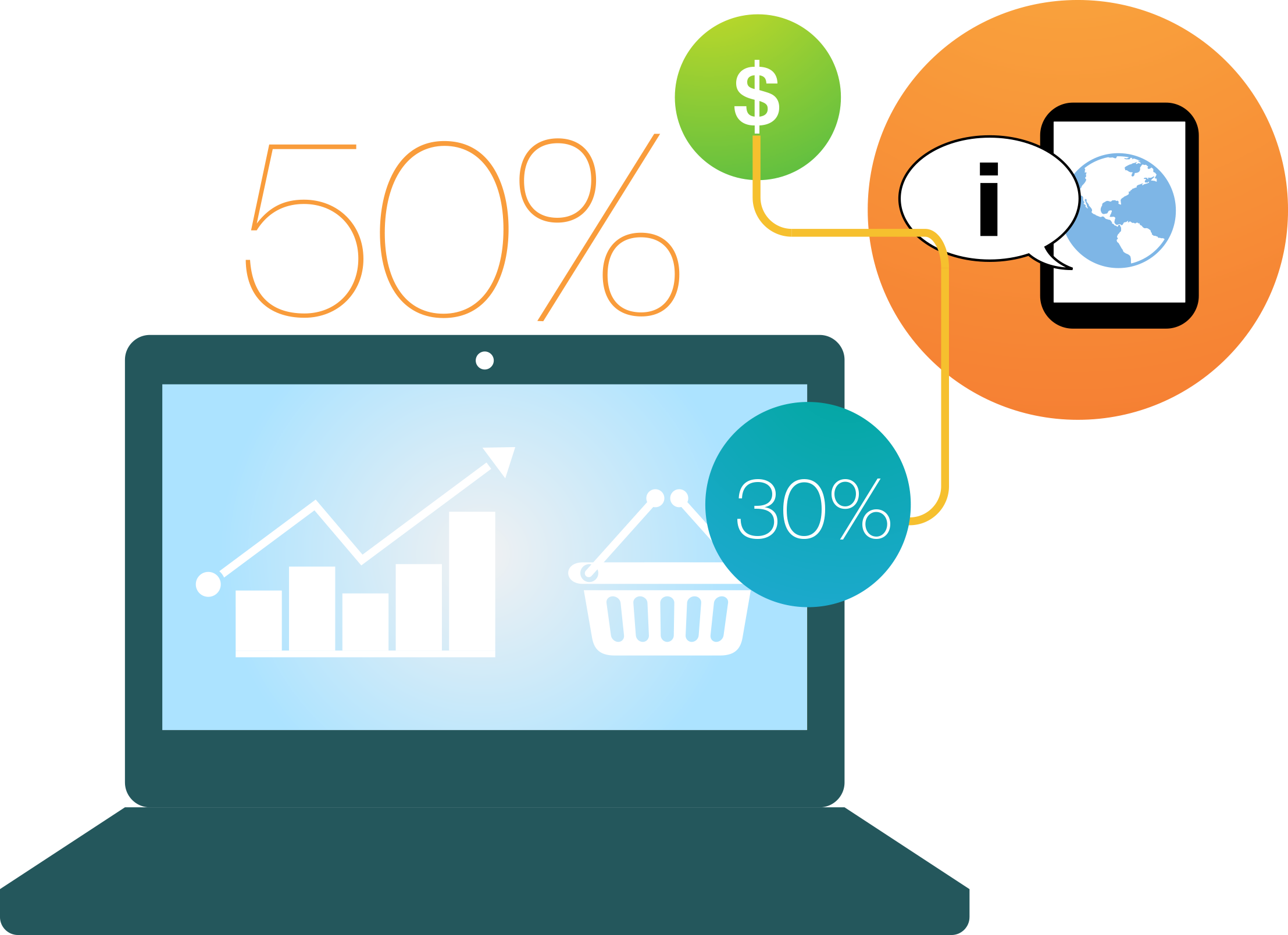 Increase Your Company's Awareness And Boost Your Sales - E-commerce - Transparent PNG Free Download