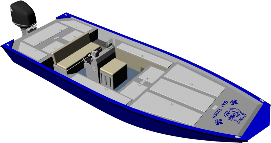 New Aluminum Bay Boat Plans With Many Of The Comforts - Bass Boat - Transparent PNG Free Download