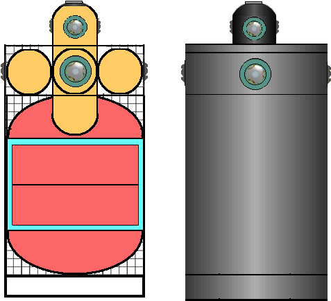 Internal Configuration Of A Dsh Microgravity Habitat - Internal Configuration Of A Dsh Microgravity Habitat - Transparent PNG Free Download