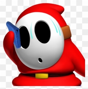 Super Mario Bros - Shy Guy Png - Transparent PNG Free Download