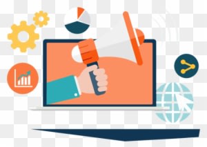 Creative Design & Development Technologies - Bg For Digital Marketing - Transparent PNG Free Download