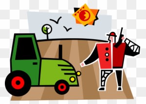 Vector Illustration Of Farming Equipment Farm Tractor - Vector Illustration Of Farming Equipment Farm Tractor - Transparent PNG Free Download