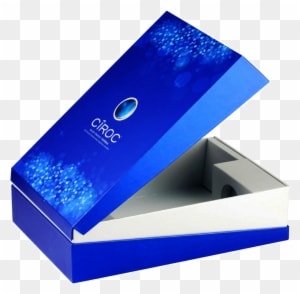 Rigid Box With Lenz Technology Color Blue Full Color - Box - Transparent PNG Free Download