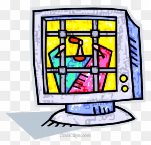 Business Trapped By Technology Royalty Free Vector - Stained Glass - Transparent PNG Free Download