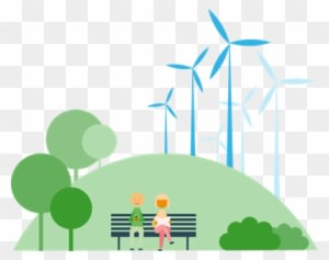 Technological Development Increases The Efficiency - Wind Turbine - Transparent PNG Free Download