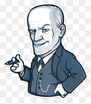 Telegram Launched A New Kind Of Stickers A Free Emotion-based - Freud Sticker Telegram - Transparent PNG Free Download