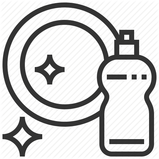 Download Wash Dish Png Clipart Washing Clip Art Cleaning - Wash Dishes Clipart Black And White - Transparent PNG Free Download