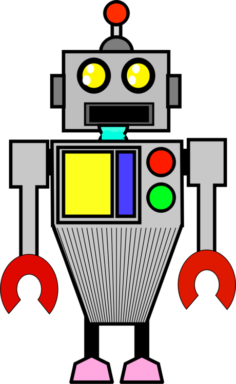 Droide Drawing Robot Technology Stock - Openclipart - Transparent PNG Free Download