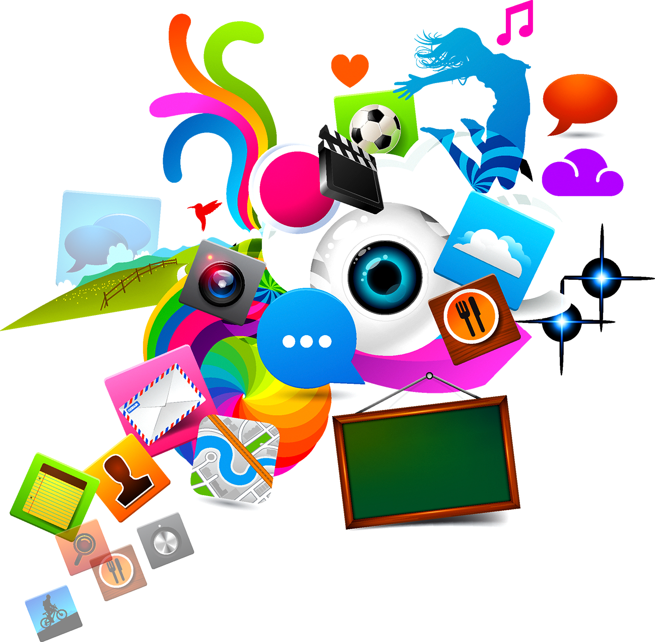 Black And White Stock Educational Technology Clip Art - Black And White Stock Educational Technology Clip Art - Transparent PNG Free Download