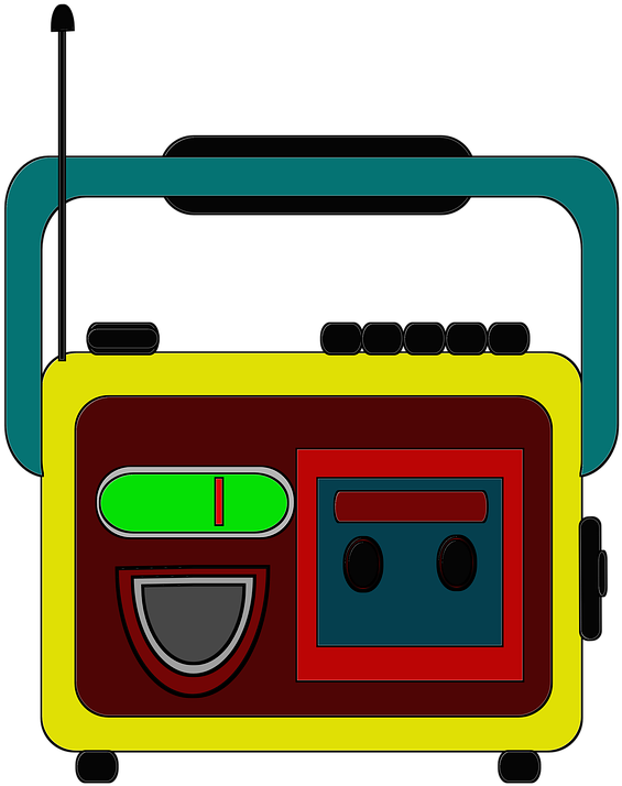 Radio, Tape, Audio, Music, Cassette, Technology - Radio - Transparent PNG Free Download