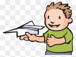 Design And Technology - Making Paper Plane Clipart - Transparent PNG Free Download