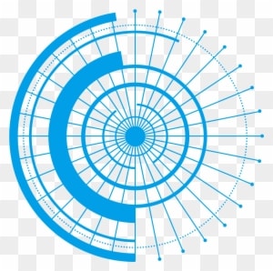 Technology Border Blue Simple Lines Png And Psd - 26 Mountain Bike Wheels Hub - Transparent PNG Free Download