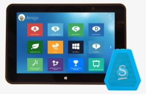 Grid Pad Go 10 With Speaker - Smartbox Assistive Technology Ltd - Transparent PNG Free Download