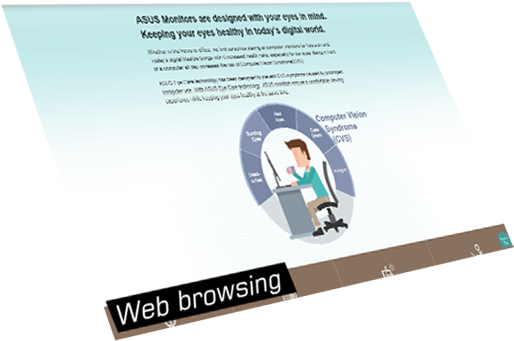 Asus Blue Light Filter Protects Viewers From Harmful - Effects Of Blue Light Technology - Transparent PNG Free Download