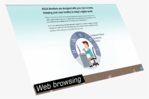 Asus Blue Light Filter Protects Viewers From Harmful - Effects Of Blue Light Technology - Transparent PNG Free Download