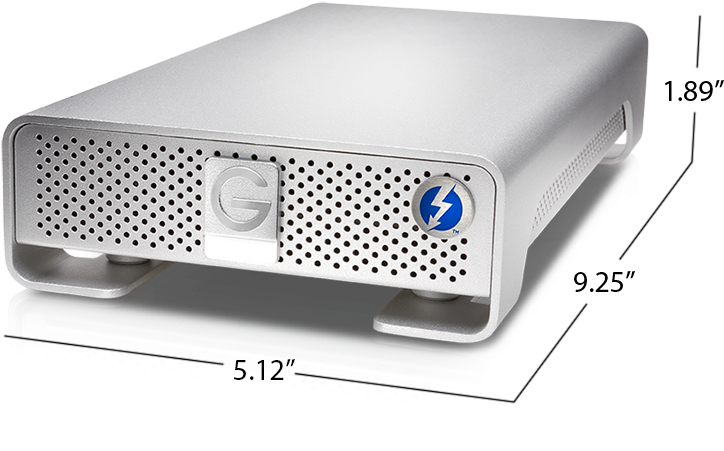 G-drive With Thunderbolt Dimensions - G-technology 3.5" G-drive 4tb Thunderbolt Usb3.0 - Transparent PNG Free Download