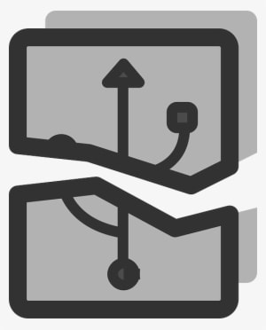 Usb, Flat, Drive, Theme, Broken, Flash, Icon - Broken Technology Png - Transparent PNG Free Download