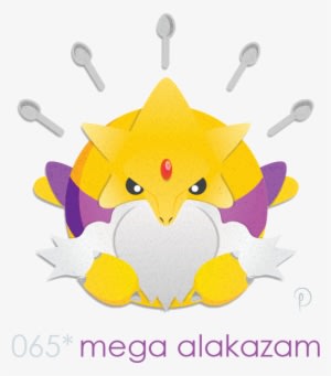 Mega Alakazam Oh Man There Is No Spoon - Nazara Technologies - Transparent PNG Free Download