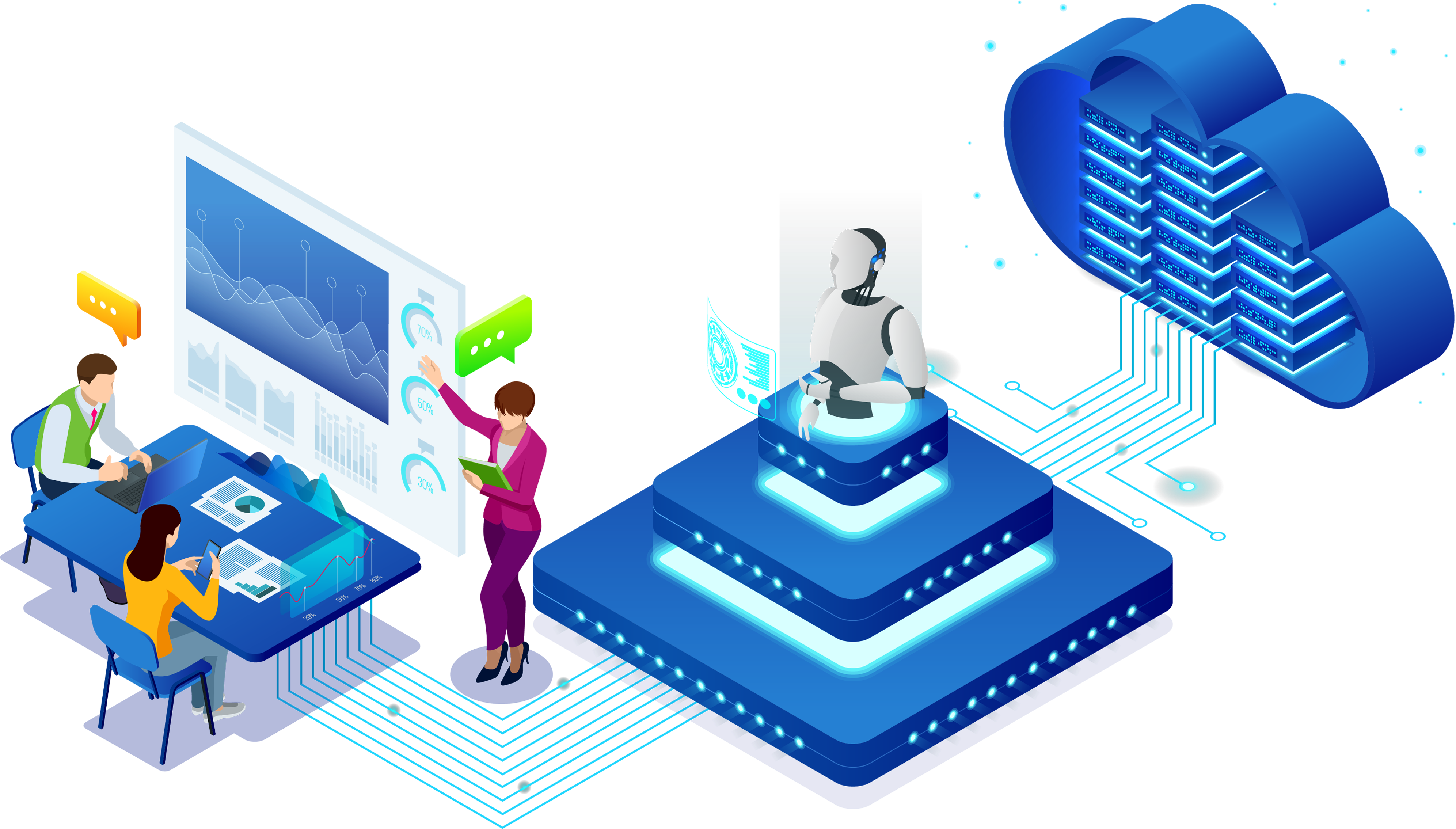 Absolutdata Artificial Intelligence Machine Learning - Technology And Business Png - Transparent PNG Free Download